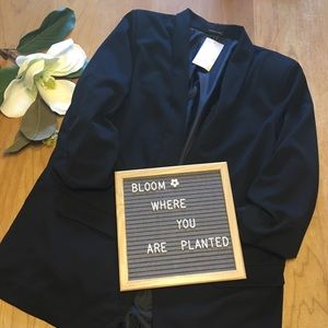 💼NWT Kali Black career Blazer w Ruched Sleeves 22